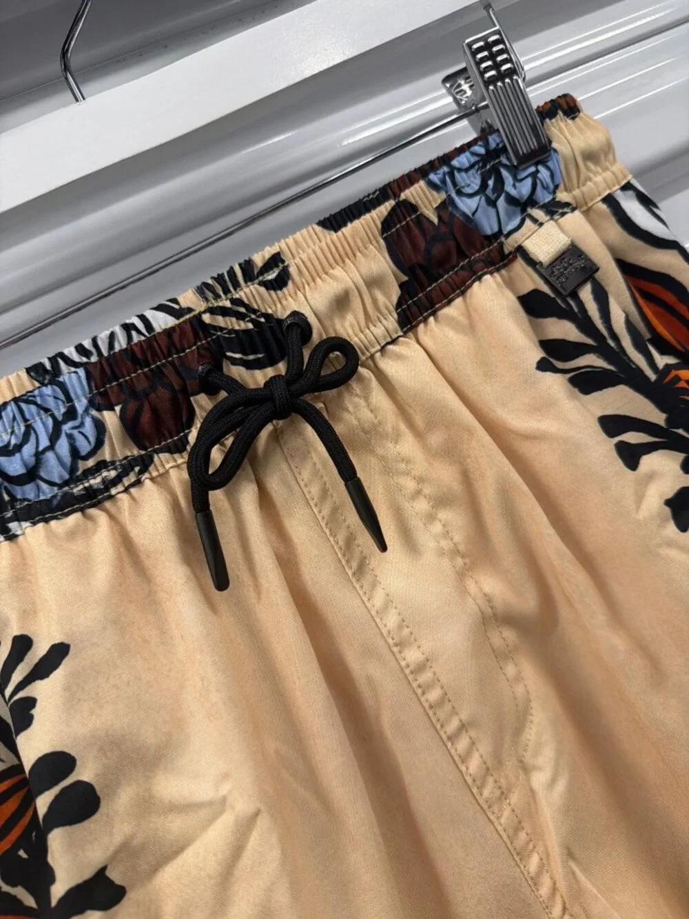 Agua Bendita Joe Clay Swim Trunks Cream Mens Size 30
